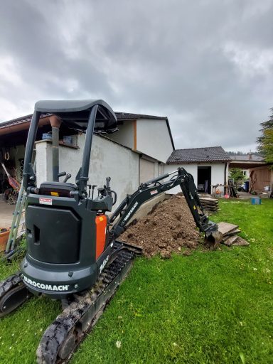 Baggerarbeiten in Hildesheim